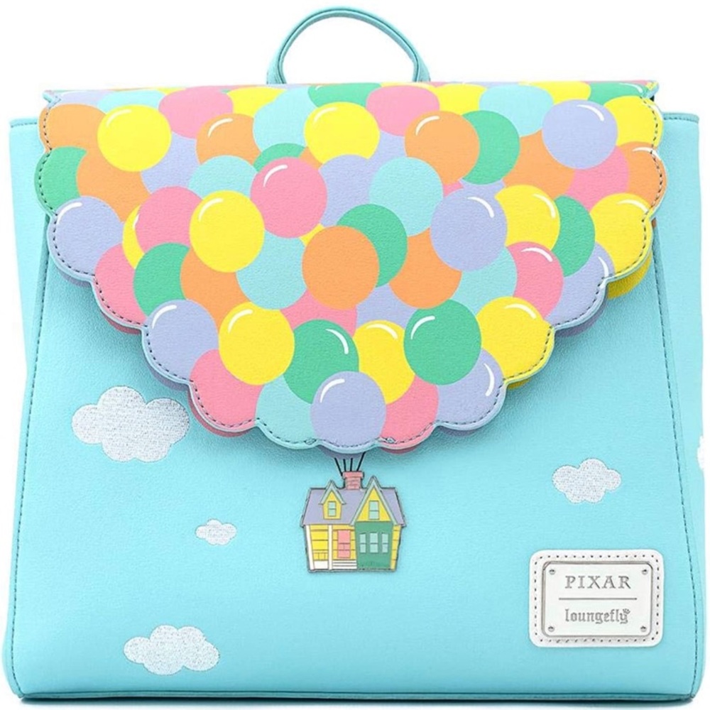 Disney Parks Pixar Up Balloons Loungefly Backpack
